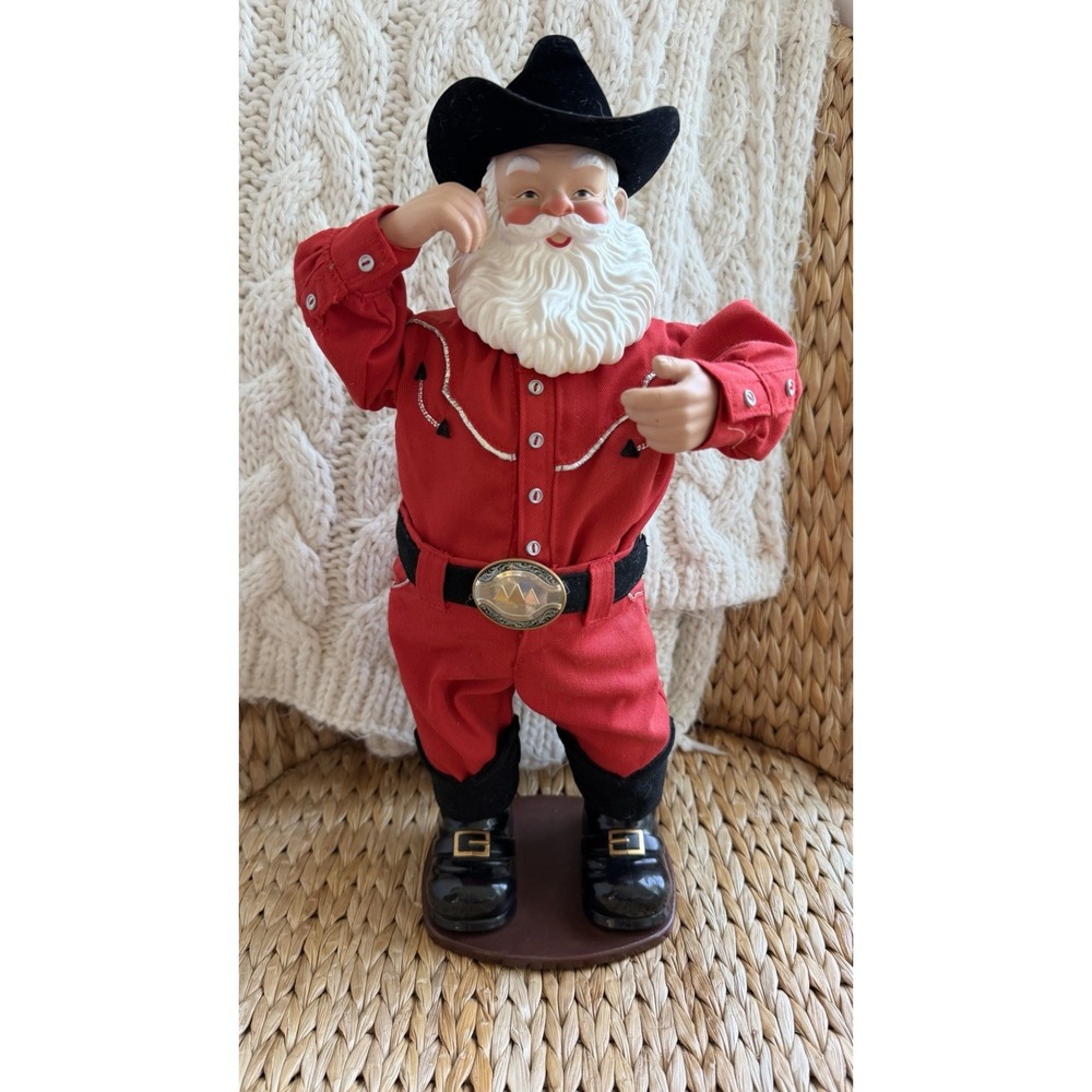 Holly Jolly Rock Santa Country Dancing Singing Xmas '98 No Box Works